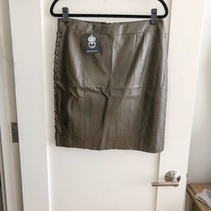 Bishop and Young leather skirt!